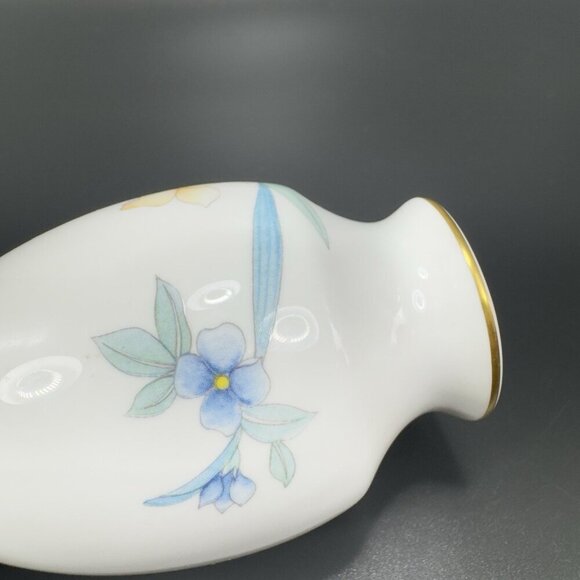 Christopher Stuart Bone China Porcelain Small Bud Vase Floral Pattern Vase VTG - Picture 5 of 12